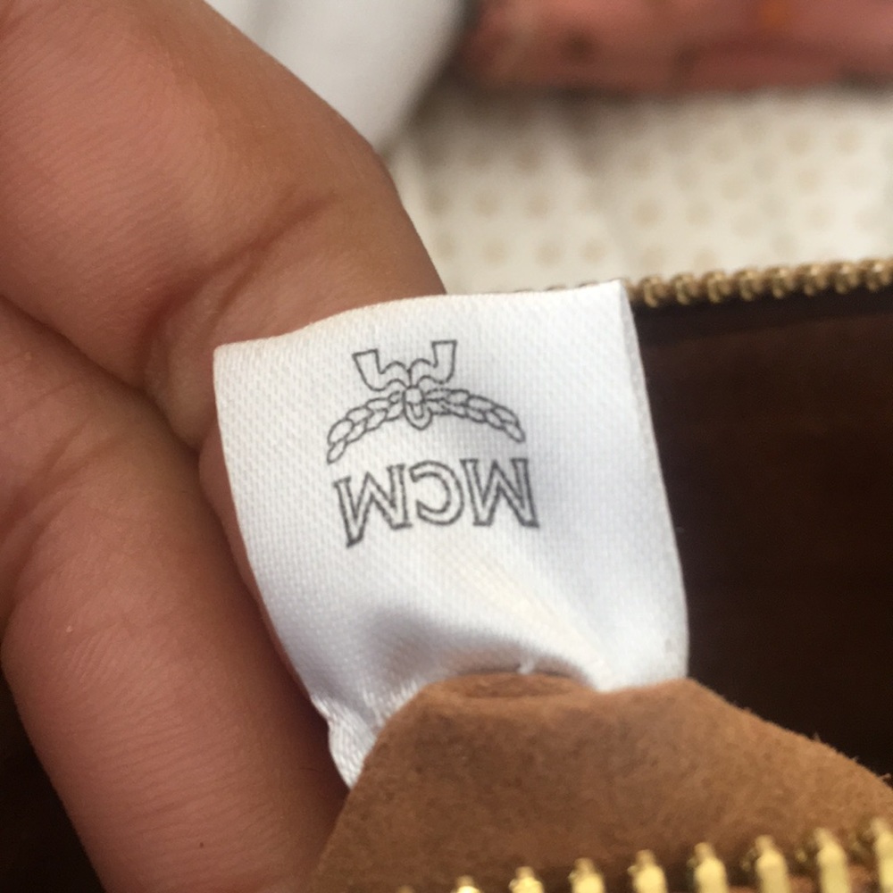 Authentic MCM Boston Tote